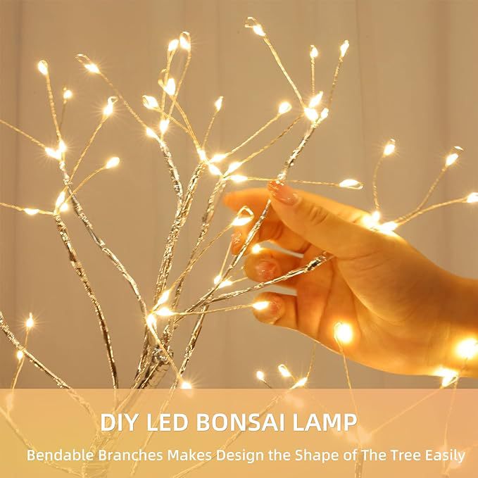 LAMPARA LED DECORATIVA EN FORMA DE BONSAI  PARA REGALO