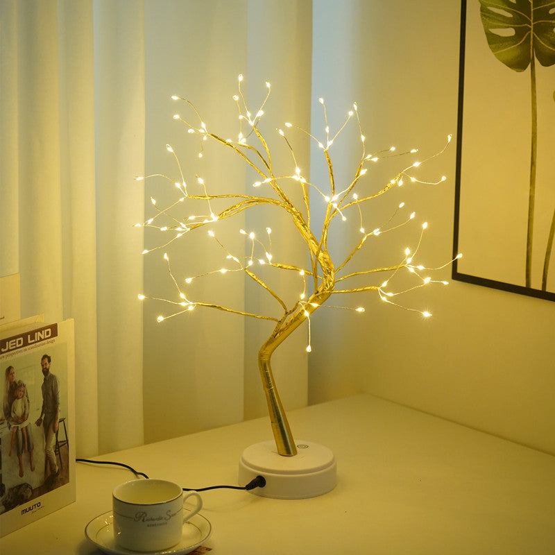 LAMPARA LED DECORATIVA EN FORMA DE BONSAI  PARA REGALO