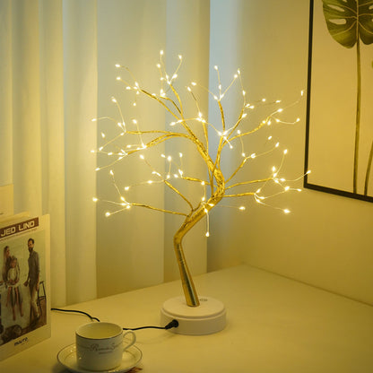 LAMPARA LED DECORATIVA EN FORMA DE BONSAI  PARA REGALO