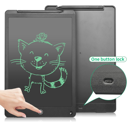 Tableta De Escritura Digital Lcd Para Niños Borrable 12 Inch